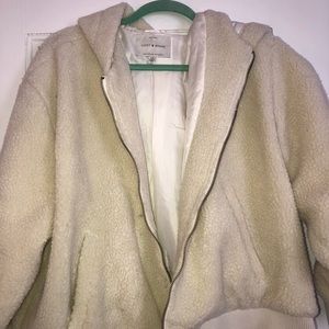 🌟White LUCKY BRAND Fluffy Jacket🌟